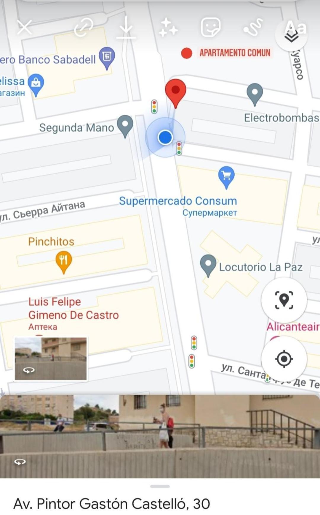 Privatunterkunft 30-habitacion Del Piso Alicante